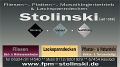 Stolinski e.K. Fliesen-, Platten-, Mosaiklegerbetrieb & Lackspanndecken